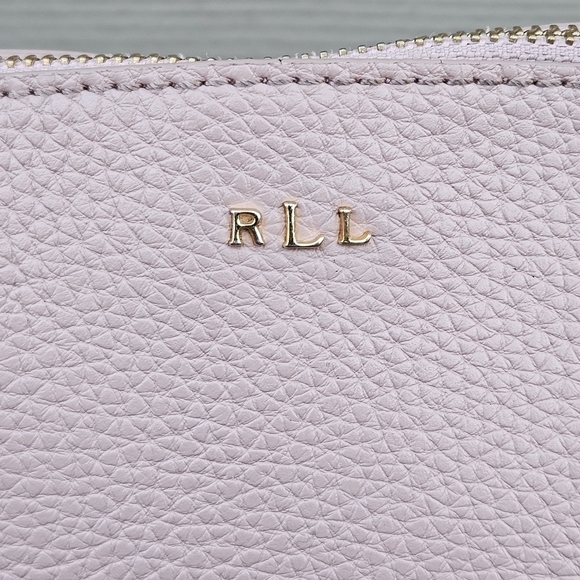 Ralph Lauren Andover Light Pink Crossbody Bag Small Mini Purse Long Strap - Picture 2 of 16